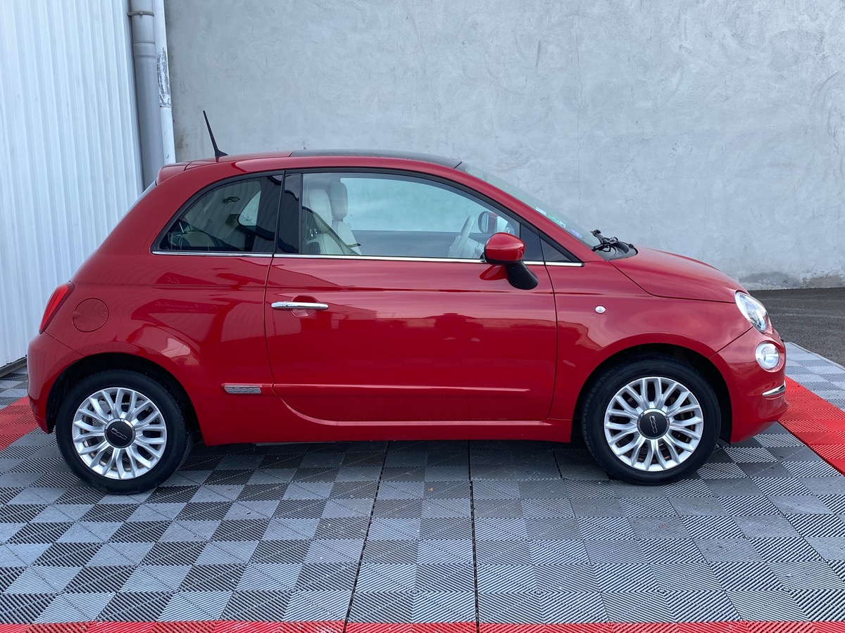 Fiat 500 1.2 MPI 69 LOUNGE TOIT PANORAMIQUE