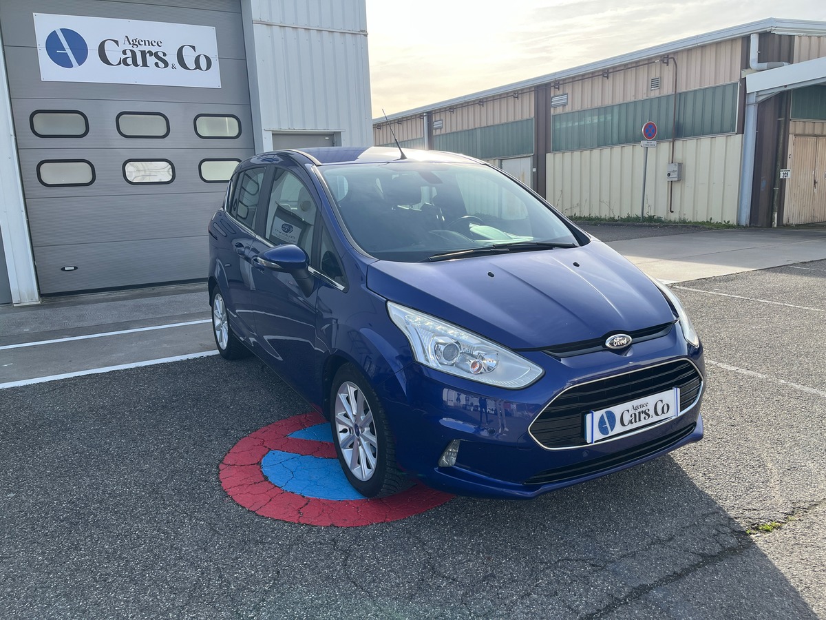 Ford BMAX 1.0 125ch TITANIUM, CAMERA, GPS, SIEGES CHAUFFANT, RADAR AVANT/ARRIERE