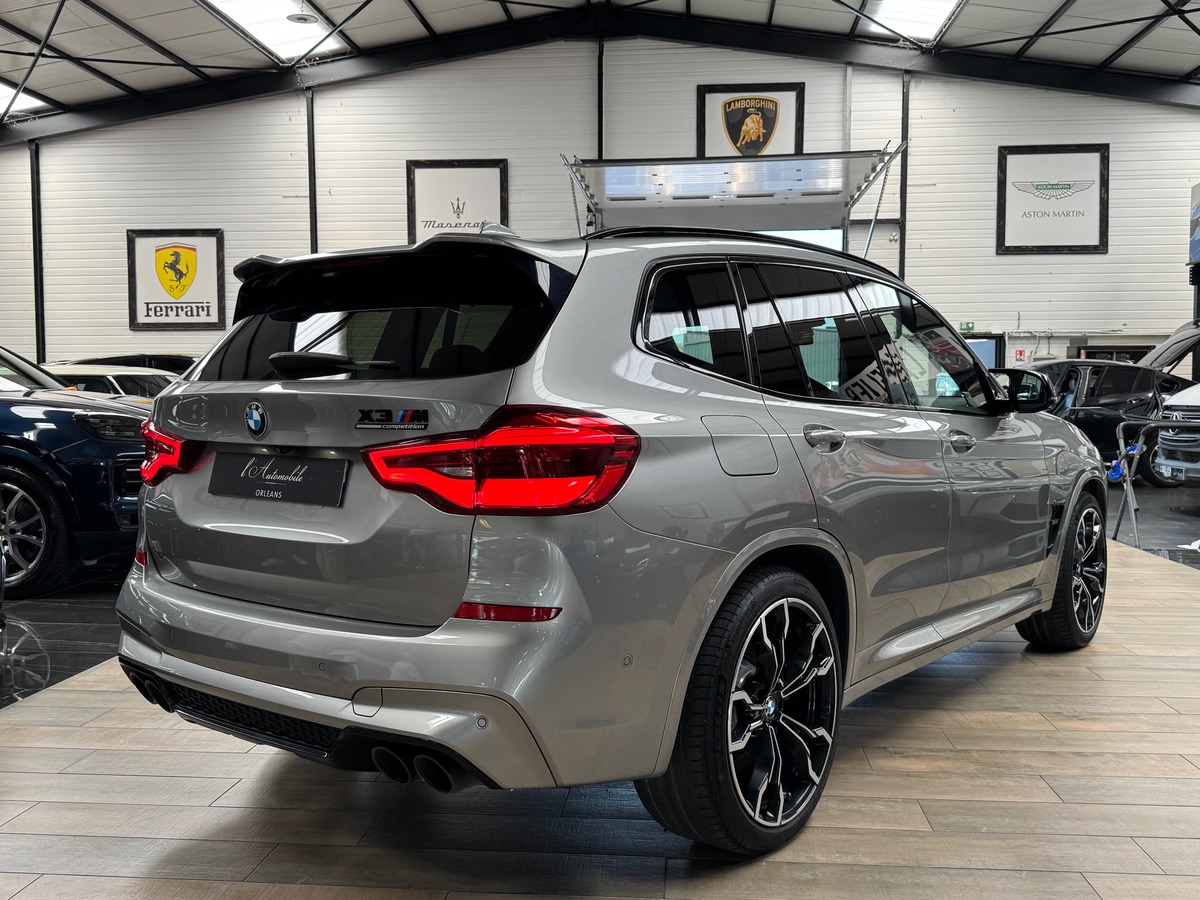 Bmw X3 M COMPÉTITION F97 XDRIVE 510CV STEPTRONIC8 360°/UHD/HARMAN/ATTELAGE ELEC C