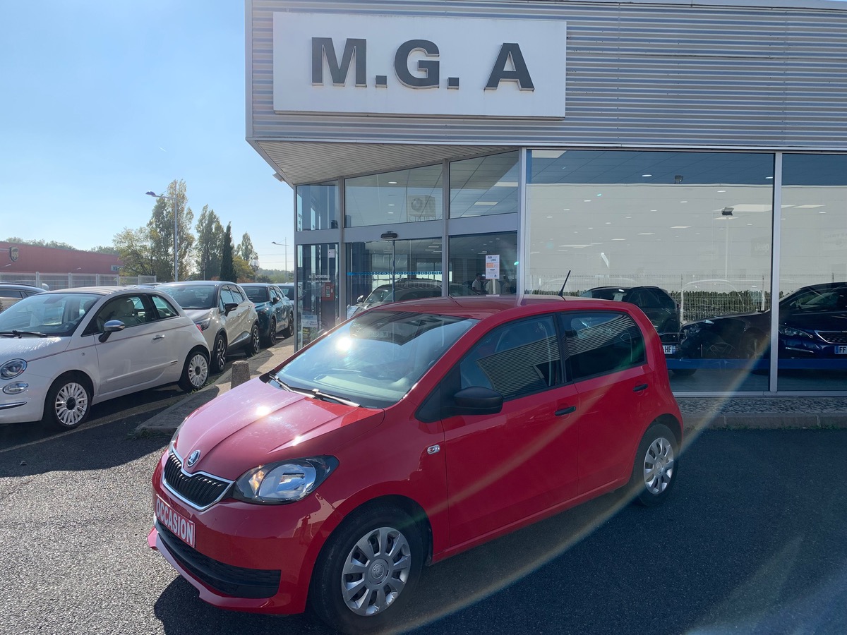 Skoda Citigo 60 ch | Rouge Tornado | ABS | Airbags | Dernier entretien à 50661 kms en 07/2025