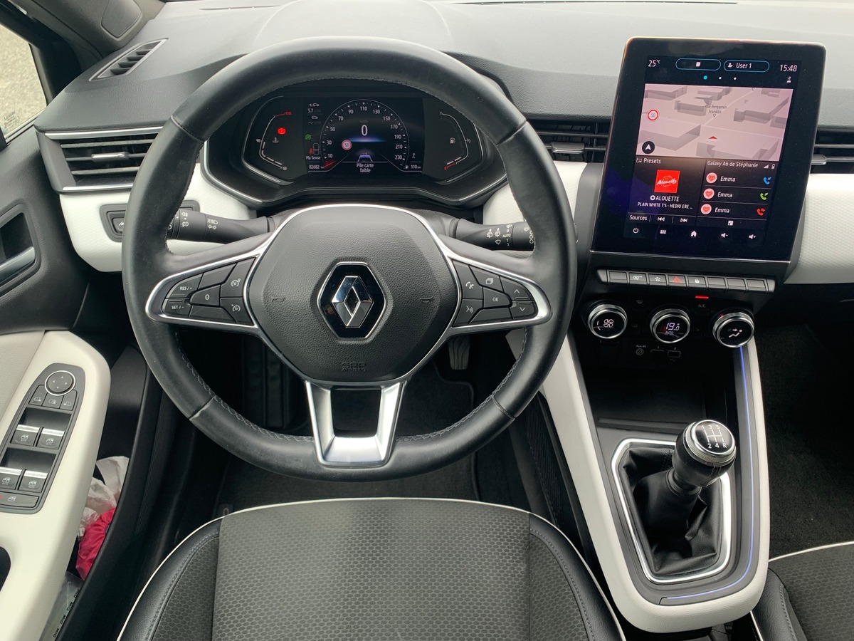 RENAULT Clio V 100 ch | Intens | Caméra de recul | GPS | Régulateur de vitesse | ENTRETIENS RENAULT