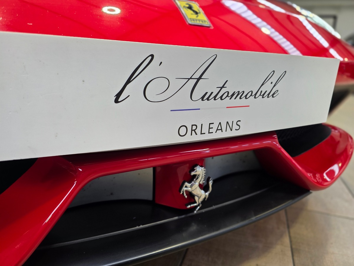 Ferrari 458 SPECIALE 4.5 605 ORIGINE FRANCE // ROSO CORSA /  BANDES NART / HARNAIS A