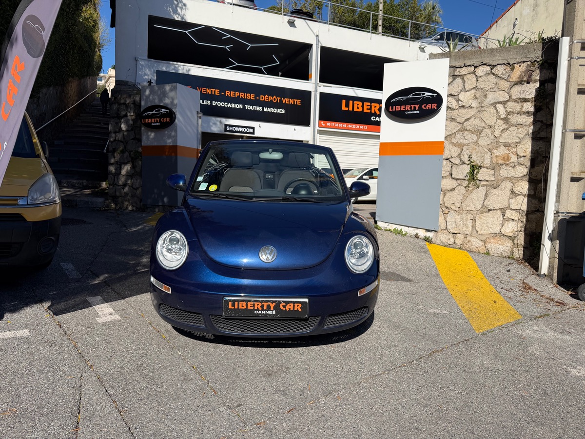 Volkswagen NEWBEETLE Cabriolet 1.6 102 CV Phase 3 / 1er Main / Clim / Jantes / KM Réel