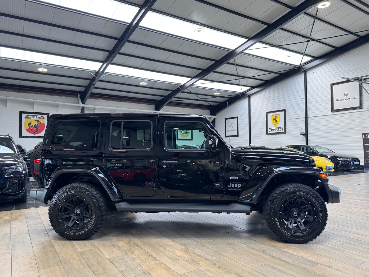 Jeep Wrangler 4XE 380CV UNLIMITED 4X4 OVERLAND JANTES RIDGE RUGGED 17°/CAM/ALPINE C