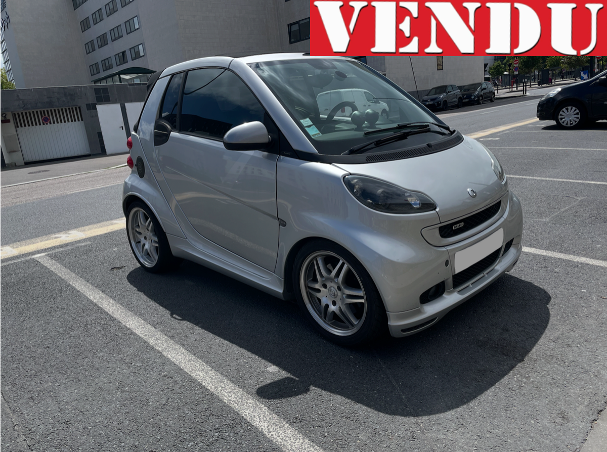 Smart Fortwo Cabriolet 451 Brabus 1.0 (98 ch)