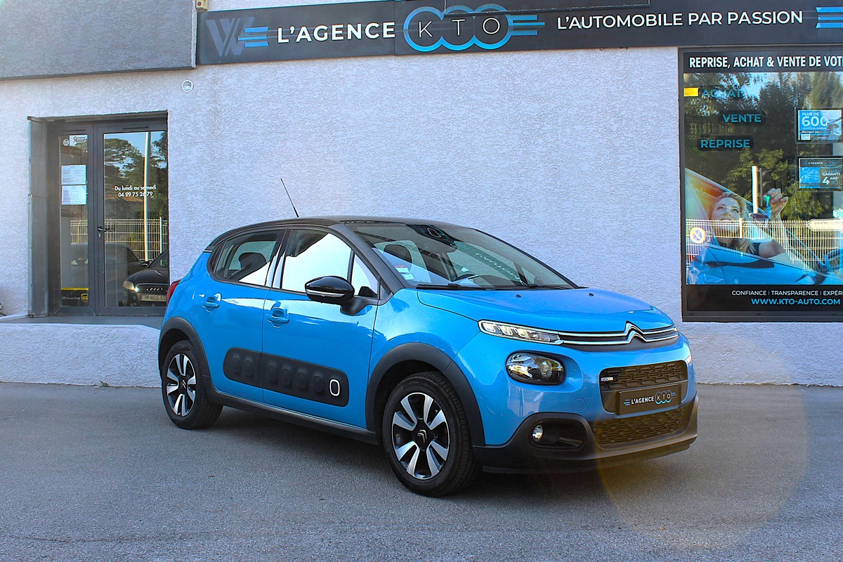 Citroën C3 III 1.2 VTi 82 ch SHINE - DISTRIBUTION FAITE + CARPLAY / CLIM AUTO