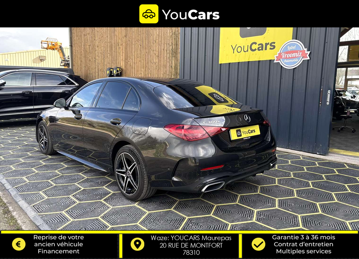 Mercedes-Benz Classe C 300e Hybride 313 cv ( 204 + 129 ) PREMIERE MAIN ENTRETIEN MERCEDES