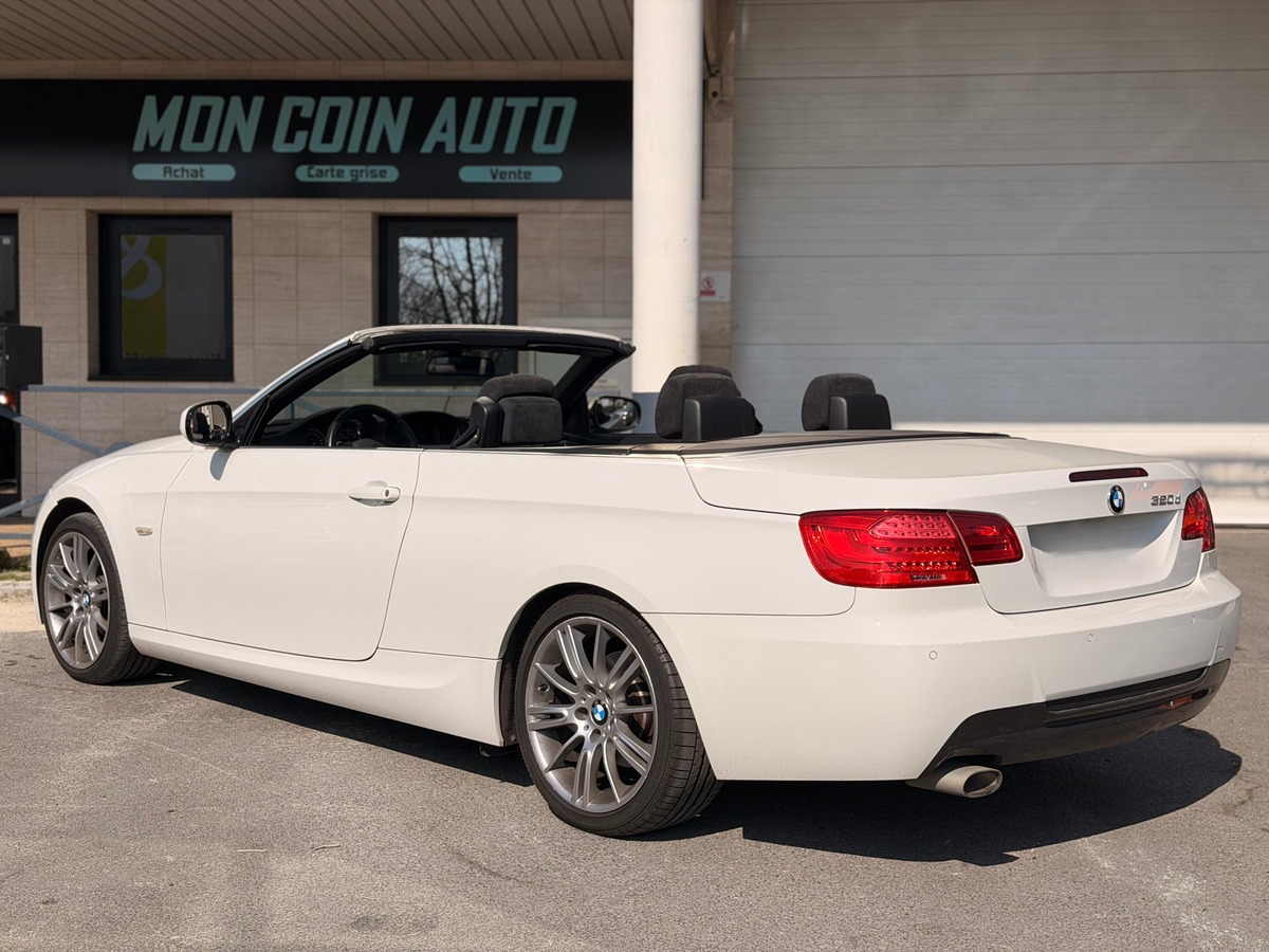 Bmw Série 3 Cabriolet Sport Design (E93) LCI 320d 2.0 d 184 cv Boîte auto - Sièges Alcantara