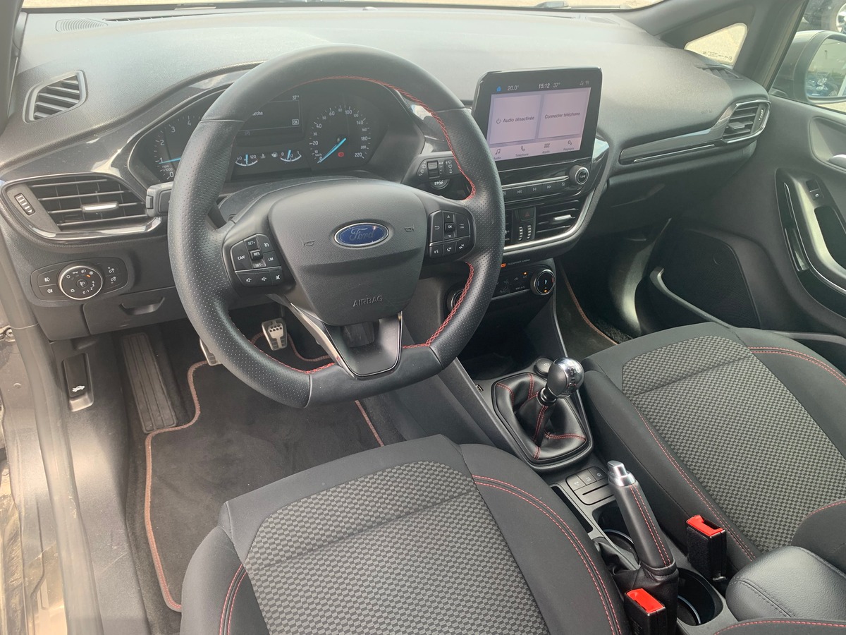 Ford Fiesta ST LINE | 125 chevaux | Contrat Ford Protect (70000 kms et/ou 30/10/2027)
