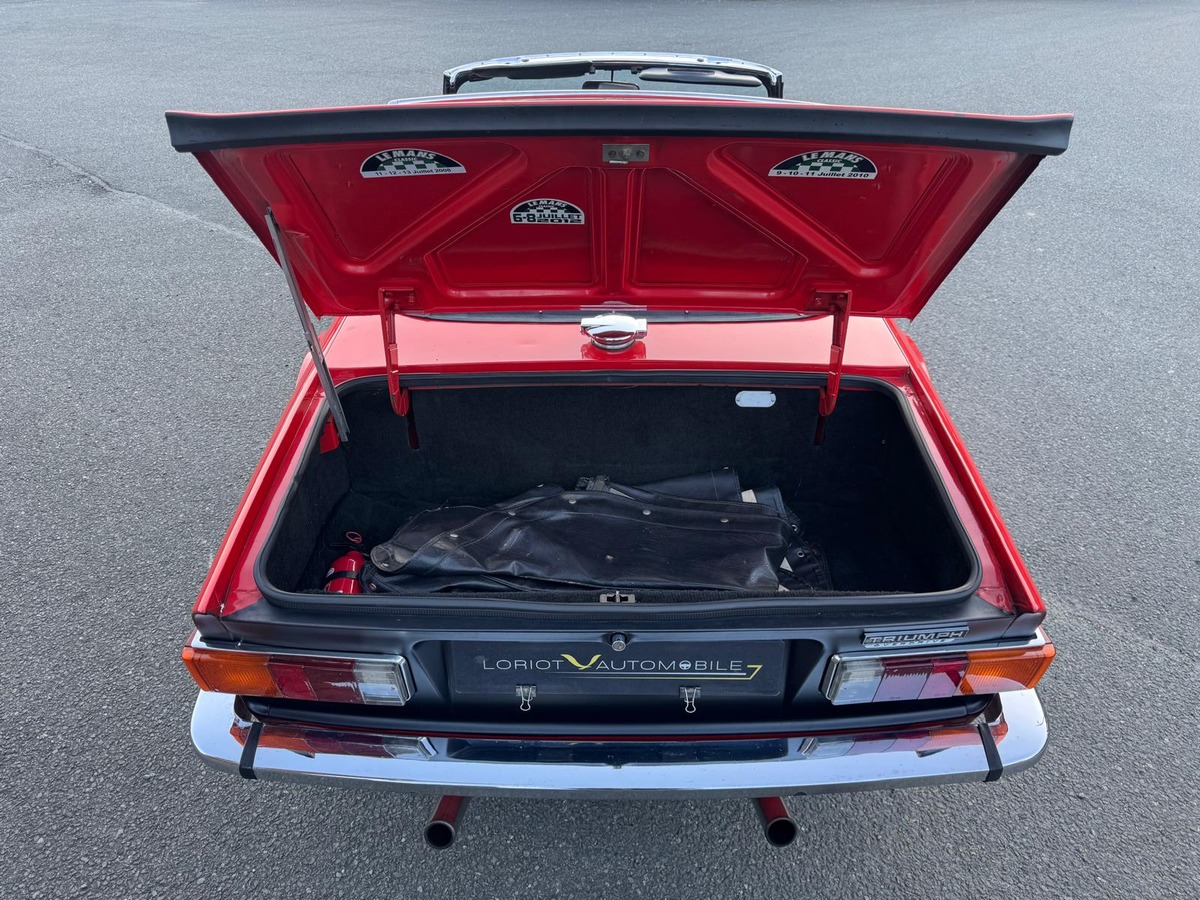 Triumph TR 6 Overdrive cabriolet 1976 - conduite à gauche