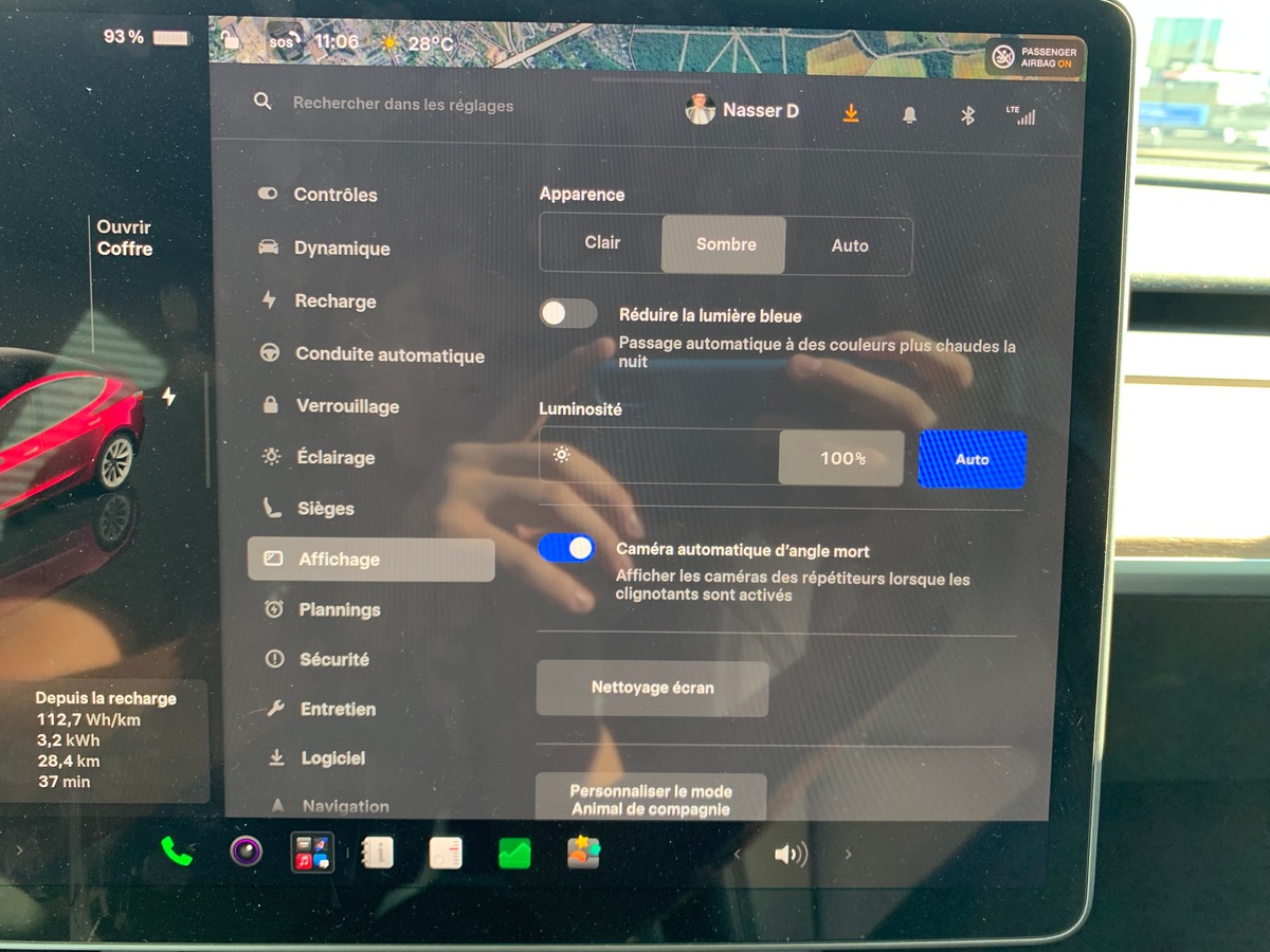 Tesla Model 3 283 ch | Caméra recul | Toit panoramique | GPS | Cuir | Sièges électriques chauffants