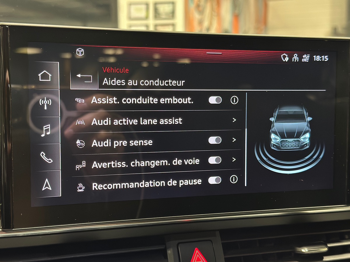 Audi A5 Sportback 45 TFSI 245 ch S-Line Quattro S-Tronic