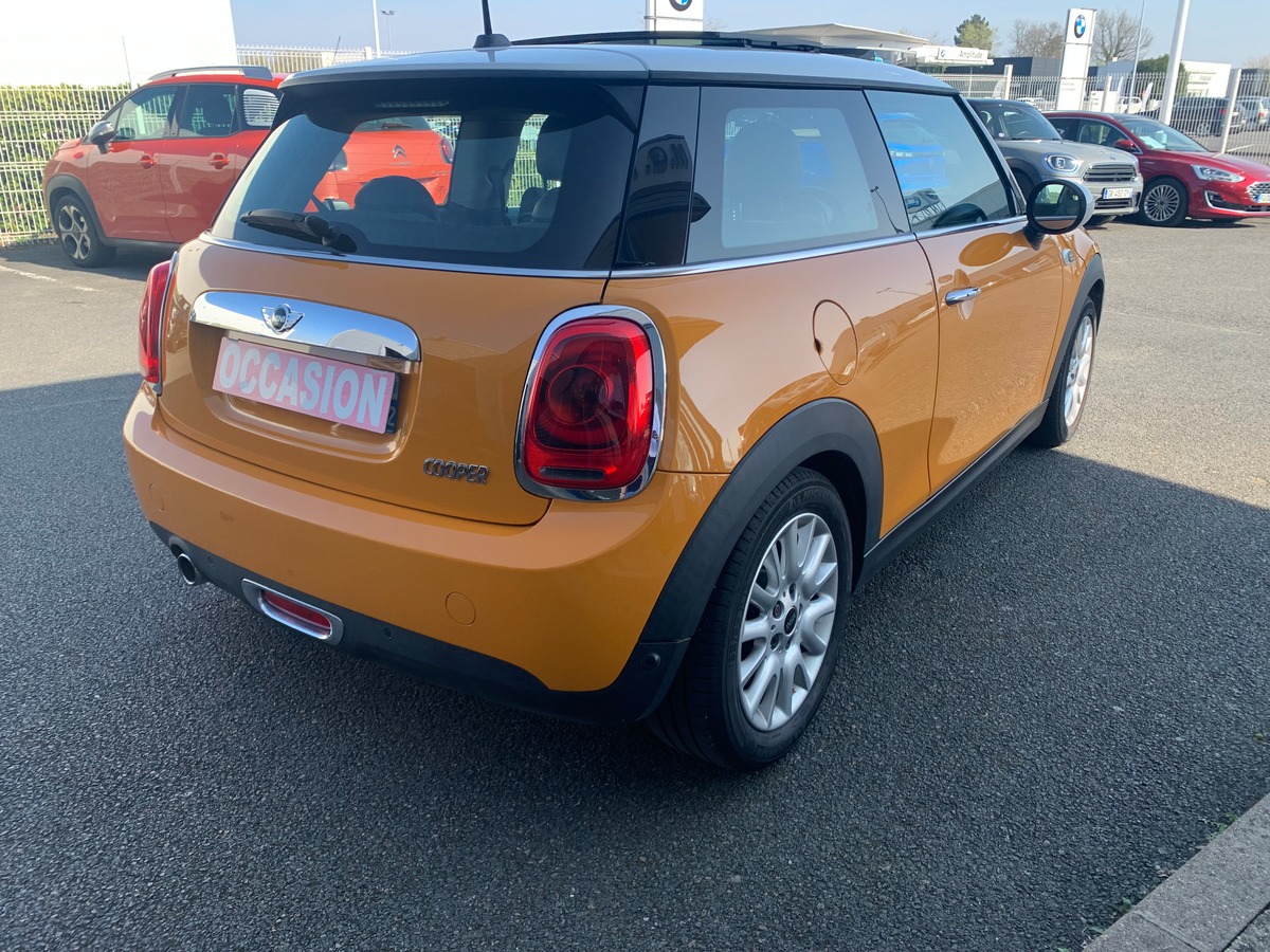 Mini Cooper 136 ch | Chili | Toit ouvrant panoramique | Mode Sport | Régulateur vitesse | Bluetooth