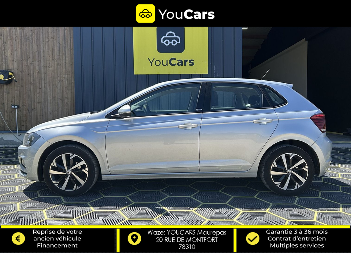 Volkswagen Polo VI  6 CONNECT 1.0 i 65 cv ENTRETIEN VOLKSWAGEN - CARPLAY - BLUETOOTH MUSIC