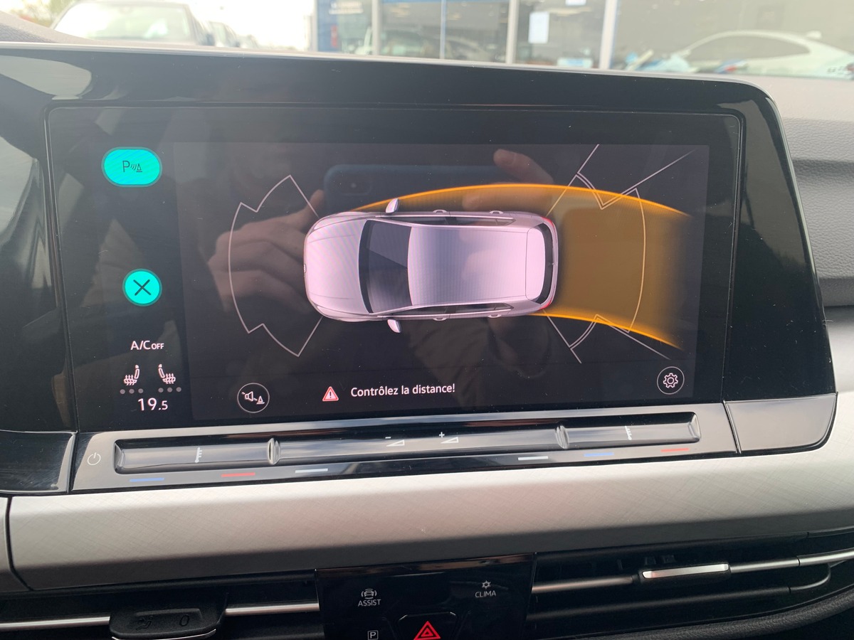 Volkswagen GOLF 8 130 ch | Stage 1 Ethanol | Apple car Play | Radar avant arriére | Siéges chauffant