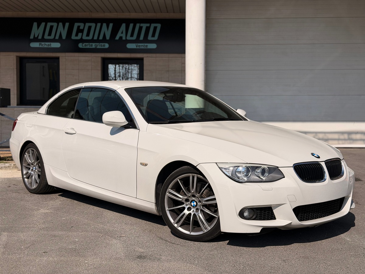 Bmw Série 3 Cabriolet Sport Design (E93) LCI 320d 2.0 d 184 cv Boîte auto - Sièges Alcantara