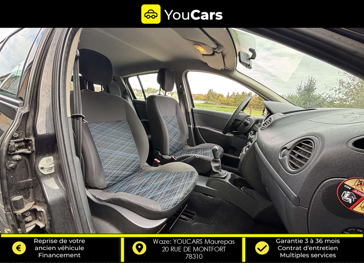 RENAULT Clio 3 III 5 Portes 1.2 i 75 cv IDEAL JEUNE PERMIS ENTRETIEN A JOUR