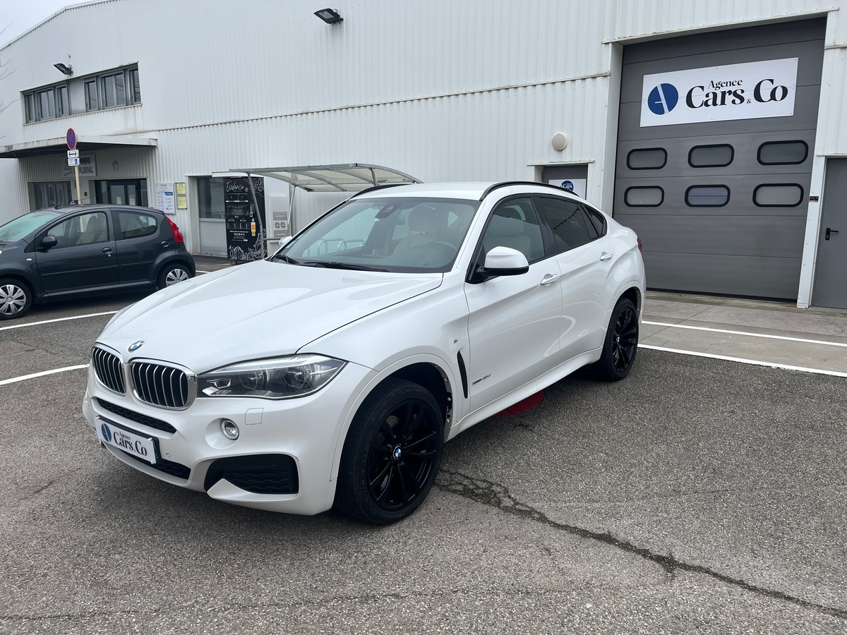 Bmw X6 XDRIVE40D M SPORT 313ch , SUIVI COMPLET, GPS, CAMERA DE RECUL
