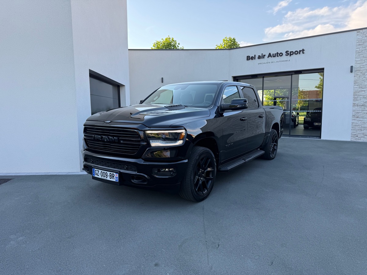 Dodge RAM 1500 LARAMIE SPORT NIGHT EDITION 402 CH / TVA / CARNET / 21663 KMS