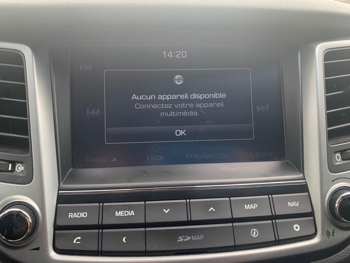 Hyundai Tucson 141 chevaux | Creative | Caméra de recul | Attelage | Roue de secours