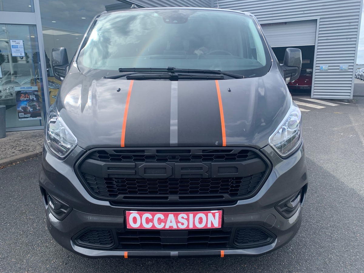 Ford TRANSIT CUSTOM 170 ch | SPORT | 5 Places | L1H1 | Premiére MAIN | Caméra de recul | Attelage