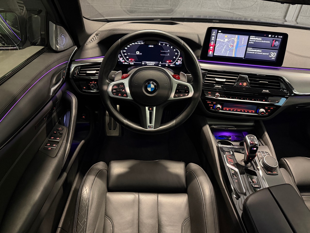 Bmw M5 compétition f90 lci phase 2 4.4 l v8 bi- turbo Bowers & Wilkins / Toit Ouvrant / Caméra 360°