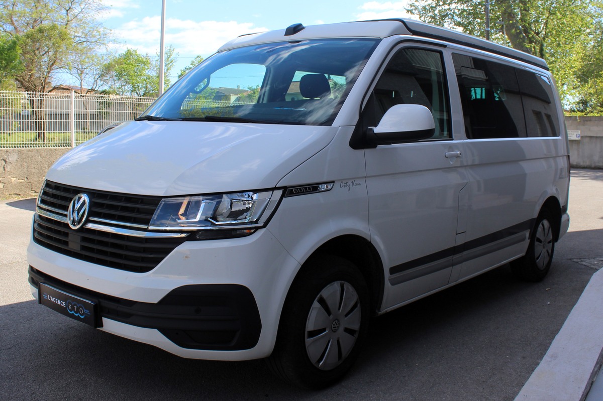 Volkswagen Transporter T6.1 TDi 150 ch DSG 7 AMENAGEMENT REIMO CITY VAN + CAMERA - CARPLAY - SOLAIRE