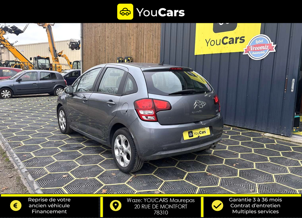 Citroën C3 II 1.4 HDi FAP Airdream 68 cv REGULATEUR CLIM AUTO IDEAL JEUEN PERMIS