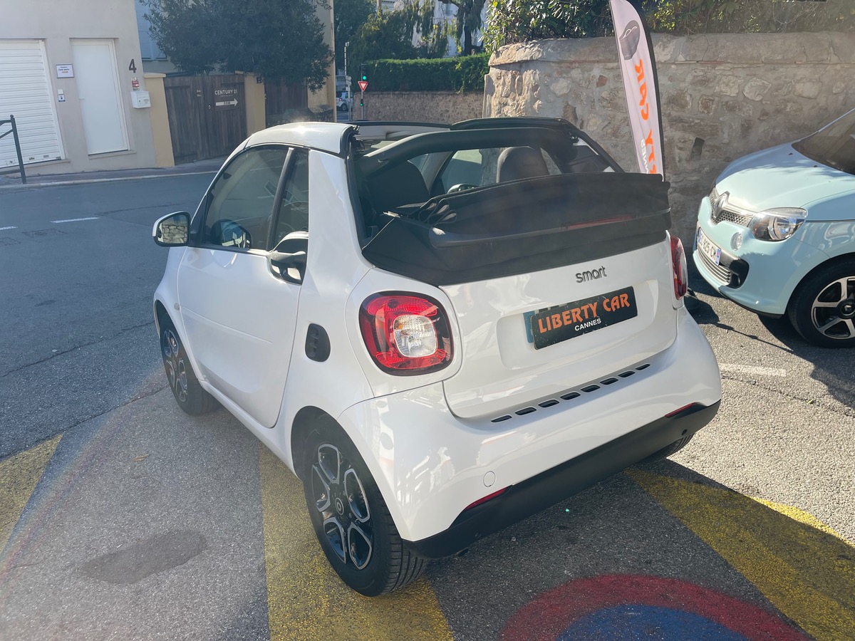 Smart FORTWO Cabriolet 90 CV / Caméra de recul / GPS / Jantes / KM Réel