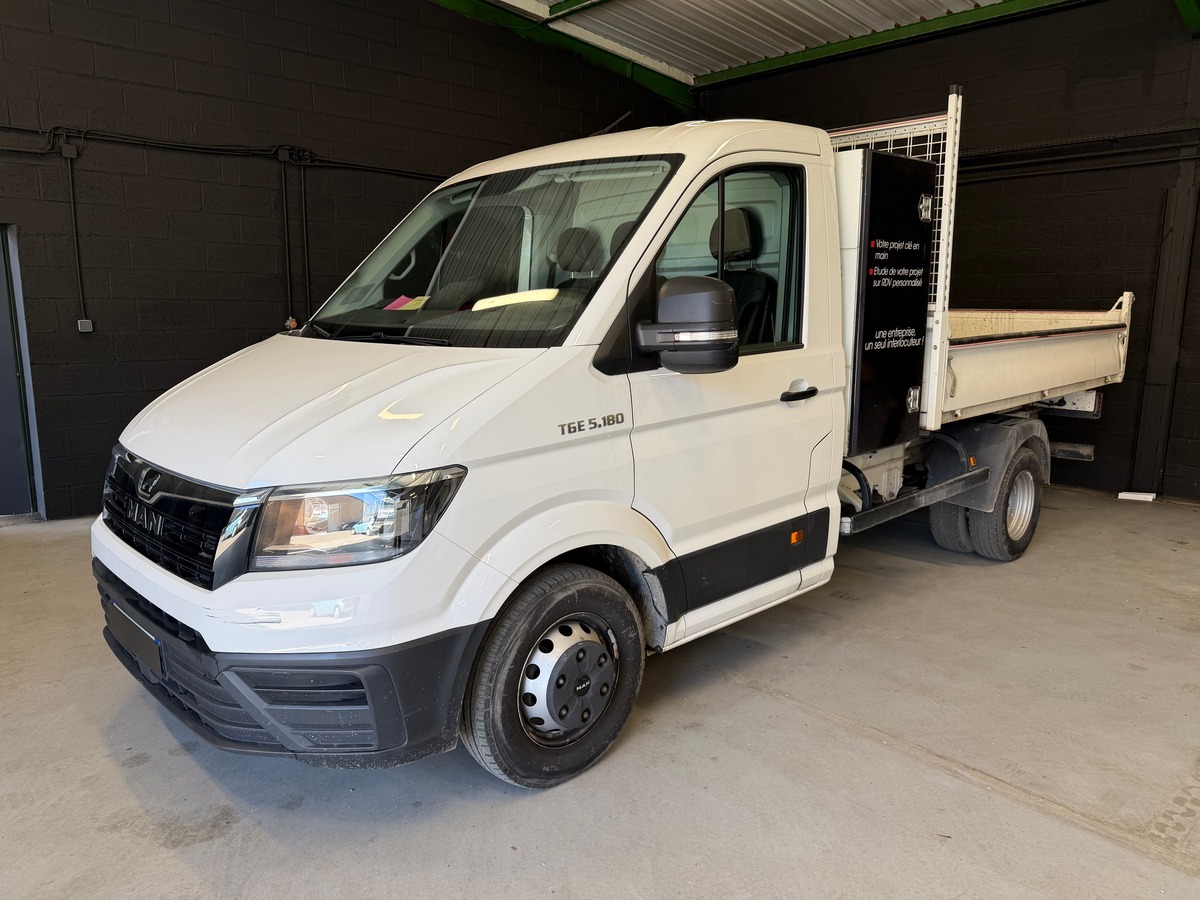 MAN TGE 5.180 Benne Caisson 2.0 TDI 177 cv TVA RECUPERABLE / Camera