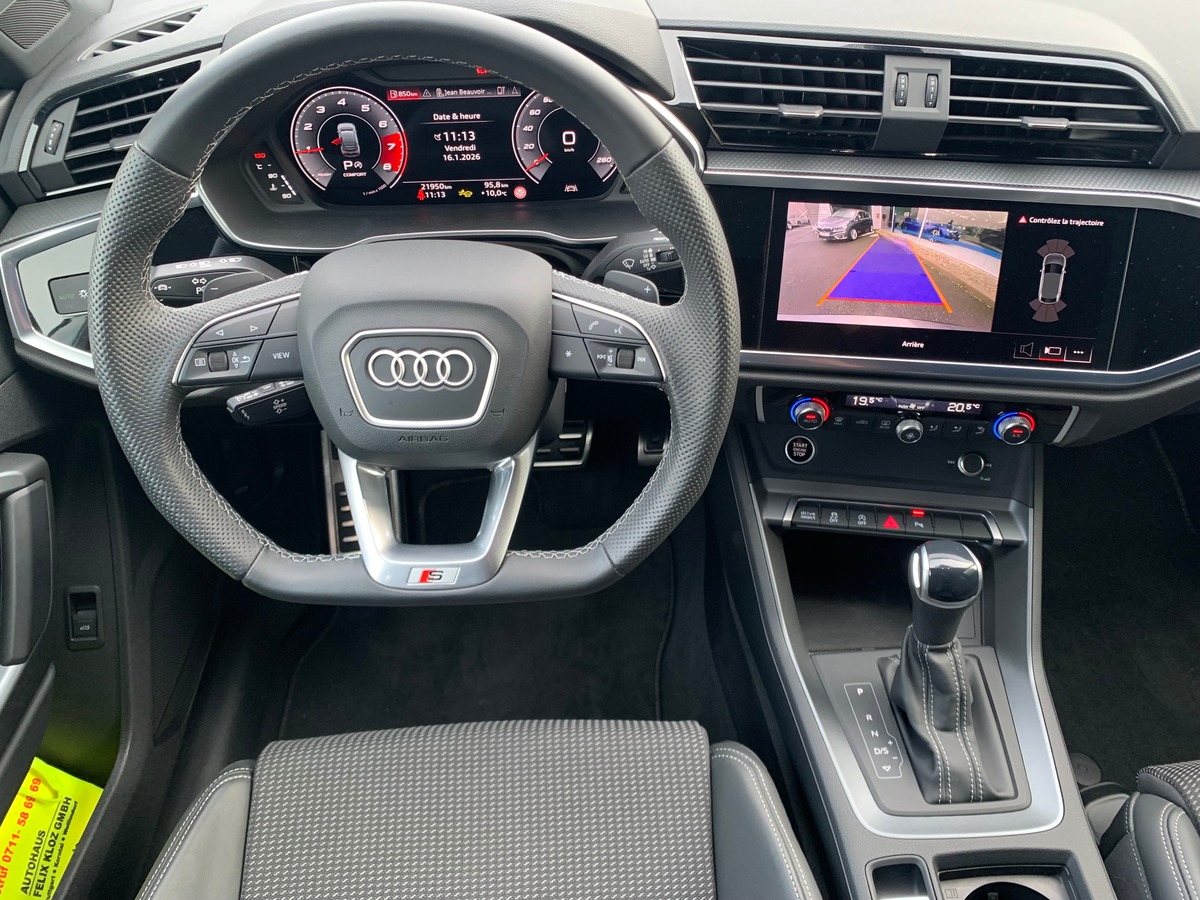 Audi Q3 Sportback 150 ch | S-line | Première main | Caméra de recul | Pack esthétique noir plus