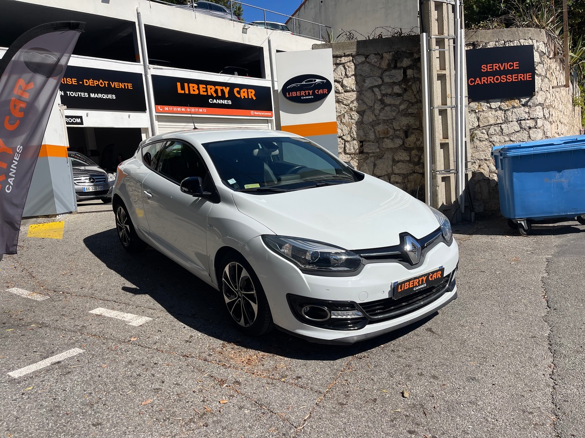 RENAULT Megane Coupé 1.2 T 132 CV Phase 3 / 1er Main / KM Réel / Bose / Caméra de recul
