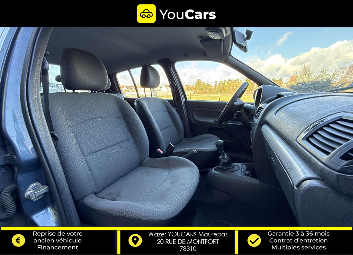 RENAULT Clio II 5 PORTES PHASE 2 CAMPUS 1.2 i 60 CV