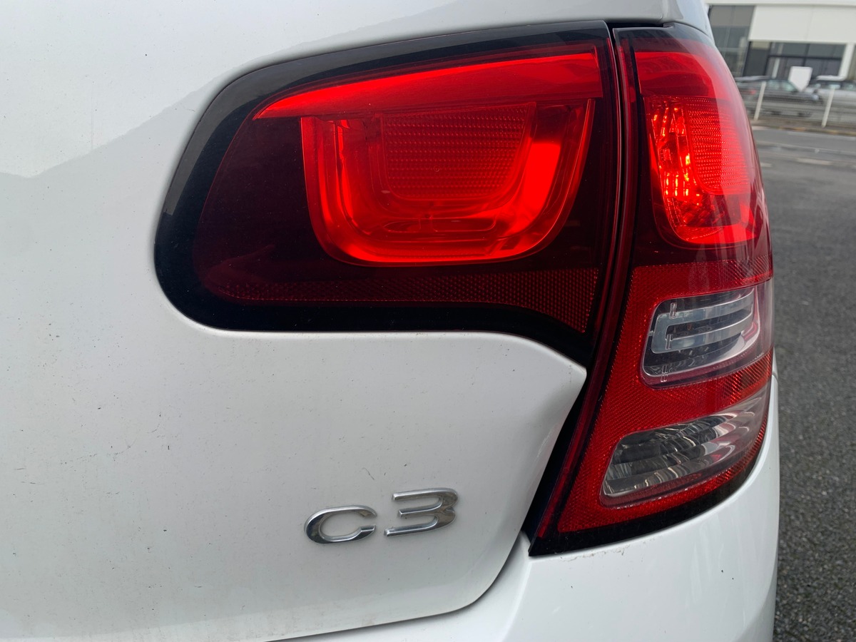 Citroën C3 68 ch | 2 Places | Régulateur de vitesse | Climatisation | Roue de secours homogène 15"