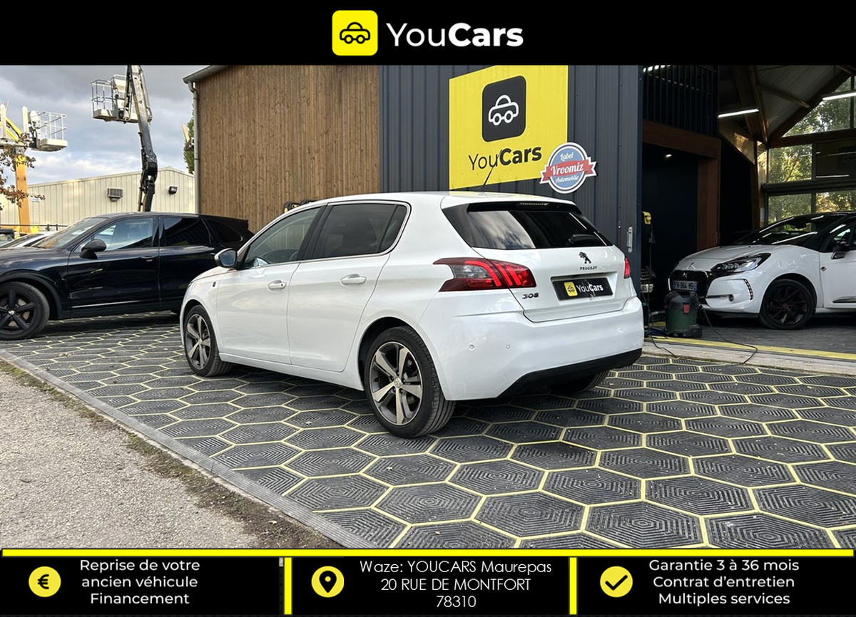 Peugeot 308 TECH EDITION Phase II 1.5 BlueHDi EAT8 130 cv BOITE AUTO - INTERIEUR SEMI CUIR