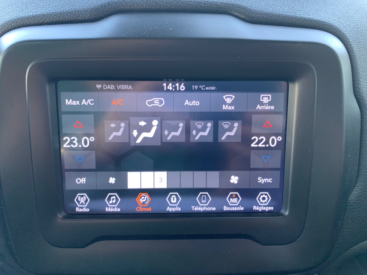 Jeep Renegade 120 ch | Limited | Caméra de recul | Régulateur de vitesse | Avertisseur Angles Morts