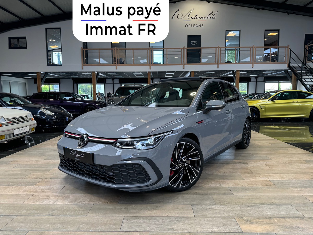 Volkswagen Golf VIII GTI 2.0L TSi 245CV DSG7 - GARANTIE VW - TO/CARPLAY/SIEGES CHAUFFANTS