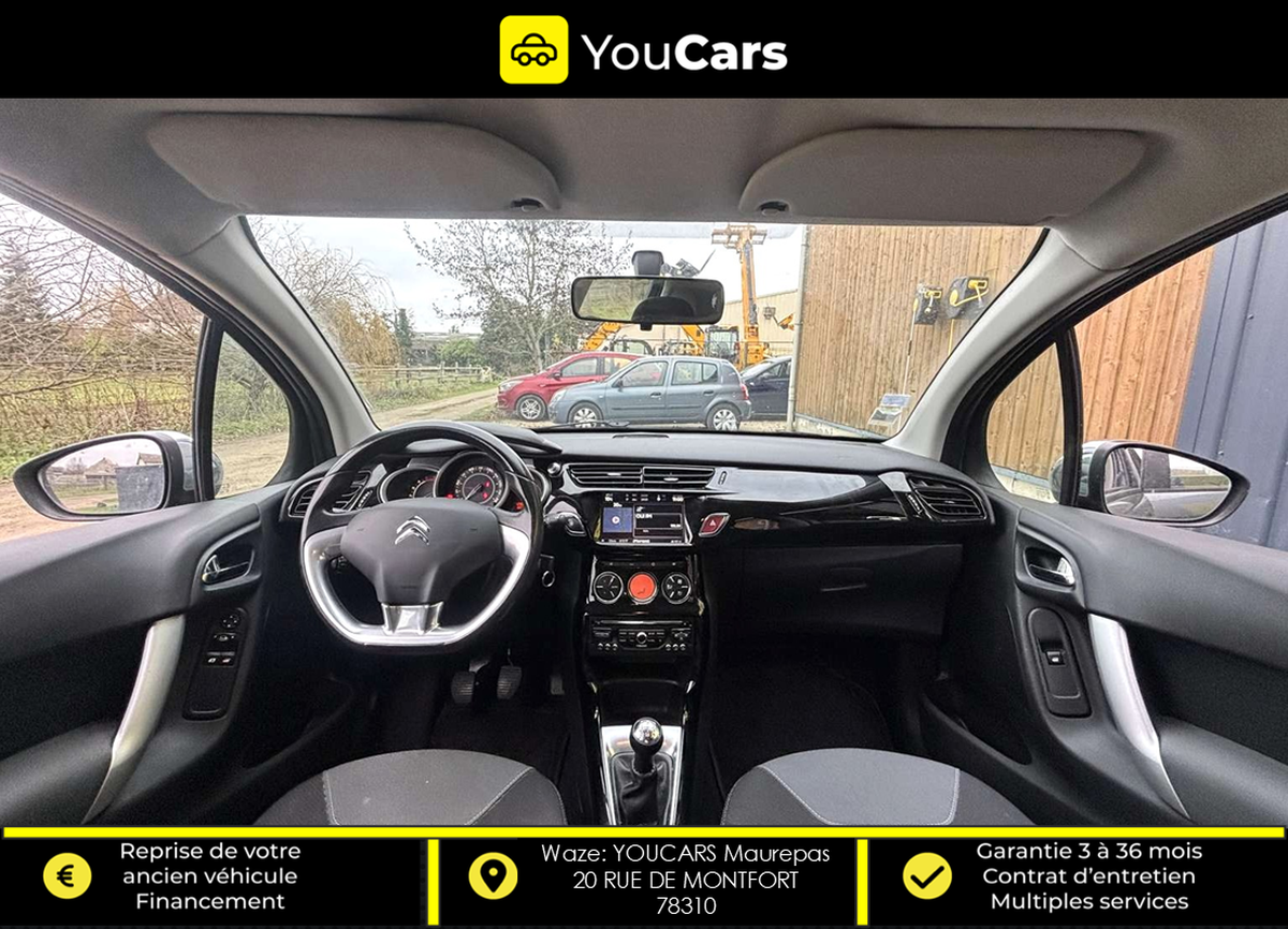 Citroën C3 II 1.4 HDi FAP Airdream 68 cv REGULATEUR CLIM AUTO IDEAL JEUEN PERMIS