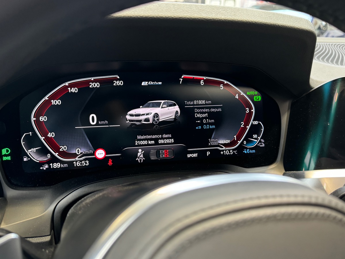 Bmw Série 3 330e TOURING (G21) XDRIVE 292CV PLUG IN HYBRID M SPORT