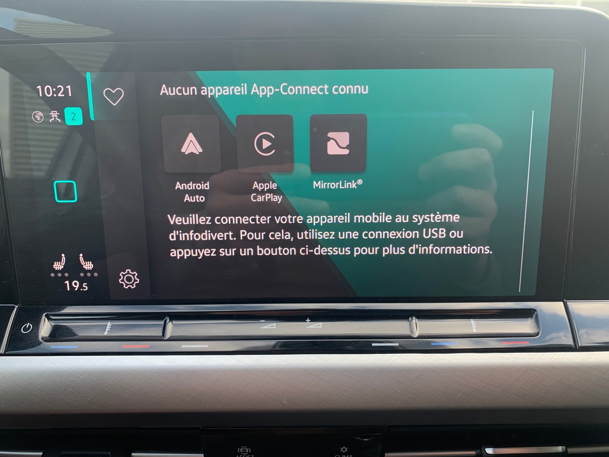 Volkswagen GOLF 8 130 ch | Stage 1 Ethanol | Apple car Play | Radar avant arriére | Siéges chauffant