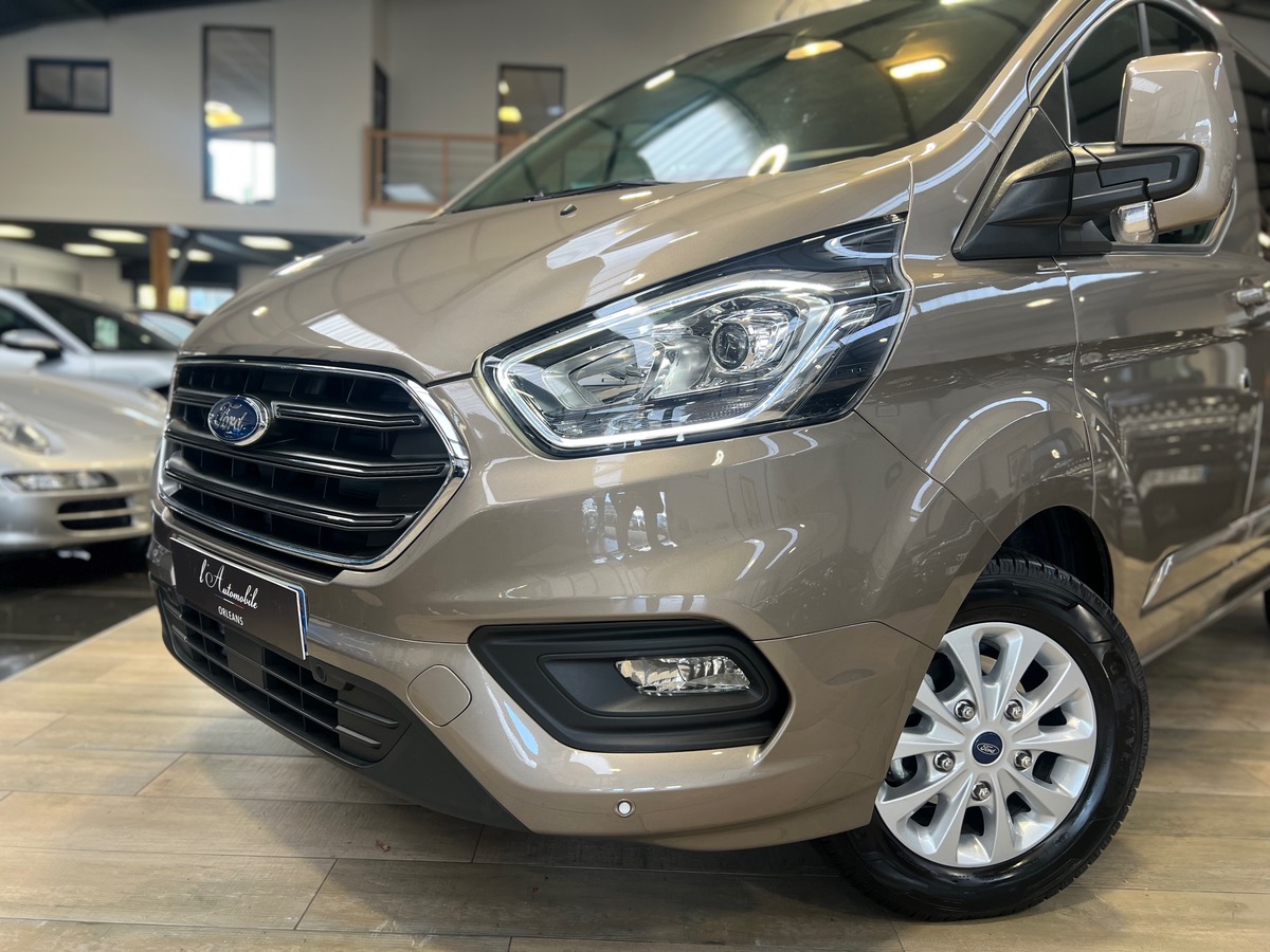 Ford Custom 6 places L1H1 Fourgon 2.0 EcoBlue 170 BVA6 + benne bois AR