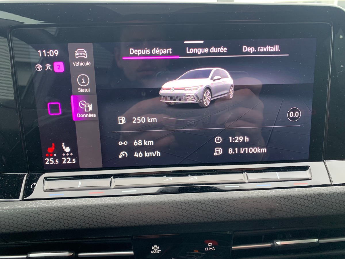 Volkswagen Golf GTI 300 ch | Clubsport | Caméra de recul | Phares de route adaptatifs, directionnels