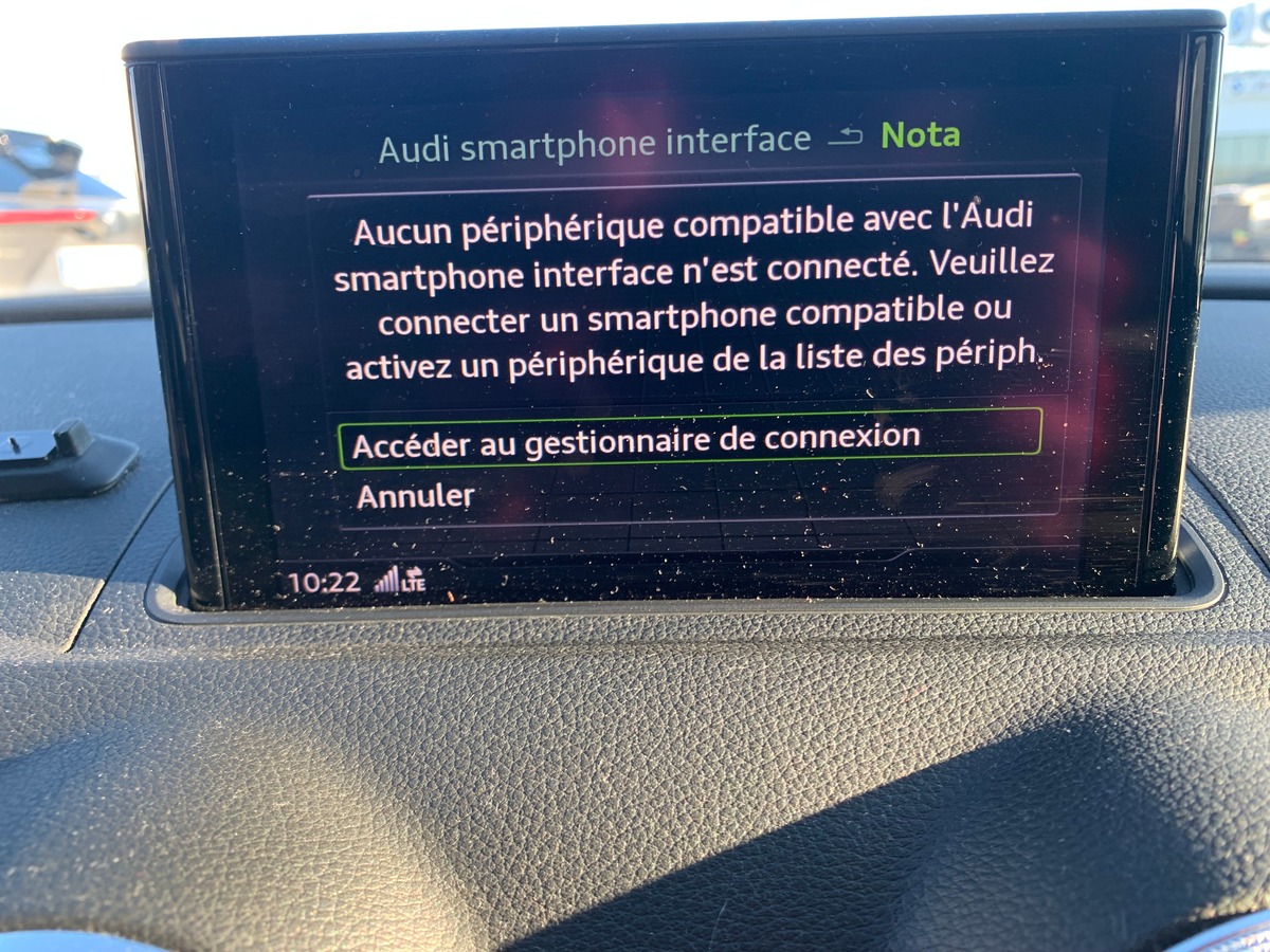 Audi A3 Berline 150 ch | Pack S-Line extérieur | Caméra recul | Clim automatique | Jantes Alu 18''