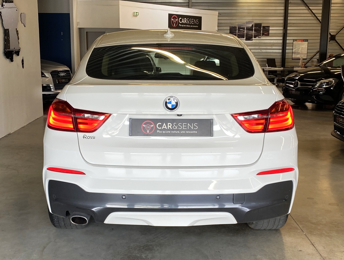 Bmw X4 II (F26) XDRIVE20D 190 Ch M SPORT BVA8 / Caméra 360° / Sièges chauffants / Pack Black / Leds