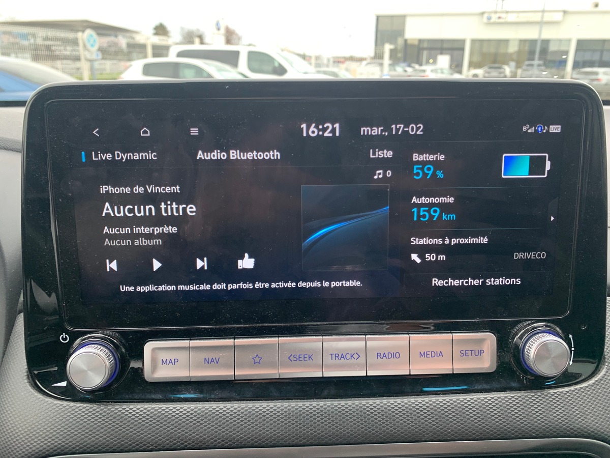 Hyundai Kona 136 | Creative | Caméra recul | Affichage tête haute | Assistance maintien trajectoire