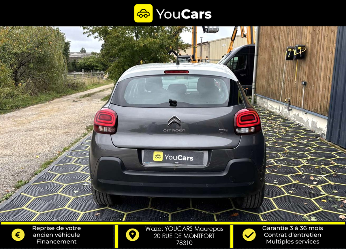 Citroën C3 Phase 2 FEEL 1.5 BlueHDi BVM6 100 cv APPLE CARPLAY CAMERA DE RECUL REGULATEUR DE VITESSE