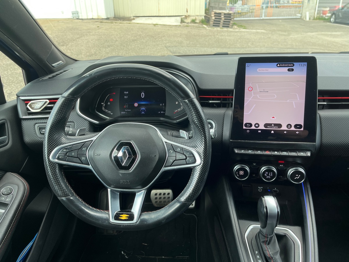 RENAULT Clio V 1.3 TCE 130 FAP RS LINE EDC, Sièges cuir chauffants, Caméra 360°, EasyLink 9,3"