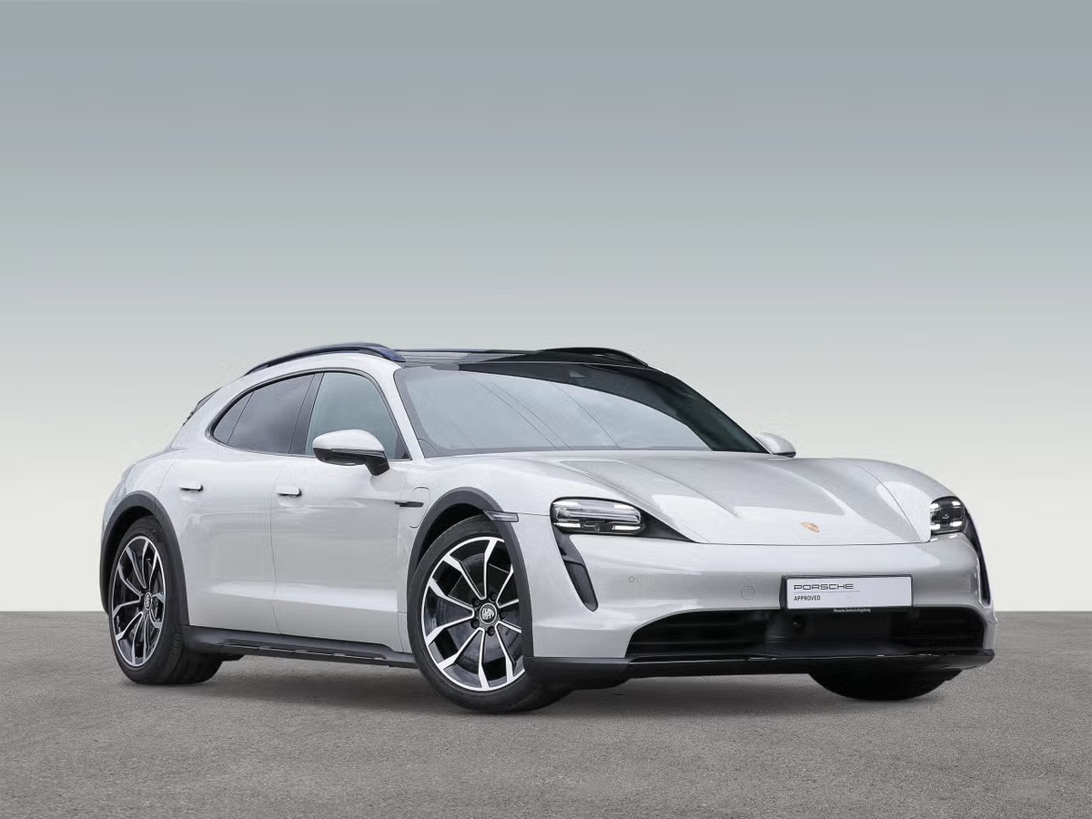 Porsche Taycan Cross Turismo 4S 571ch Craie Chrono/360/ToitPano/ACC/Siège chauffant AV/AR/Angle mort