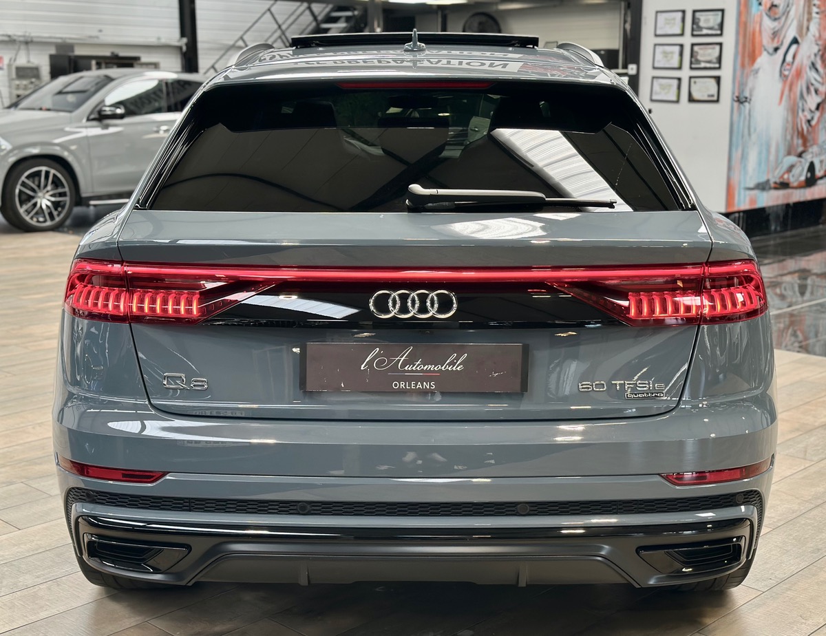 Audi Q8 60 TFSIE 462 Compétition Tiptronic 8 Quattro 1ère Main FR Full Options