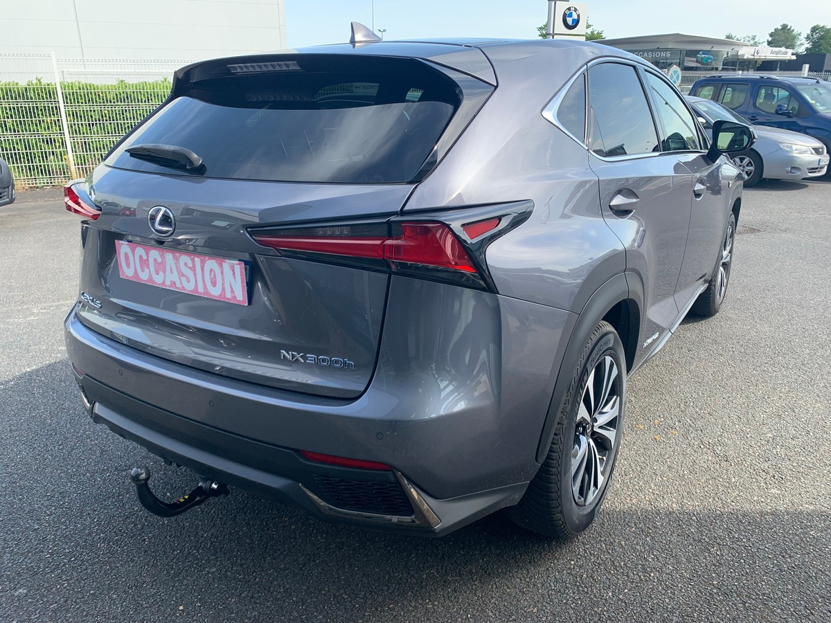 Lexus NX 300h 197 ch | F-SPORT 4WD | Caméra de recul | Siéges électriques | Toit panoramique | GPS